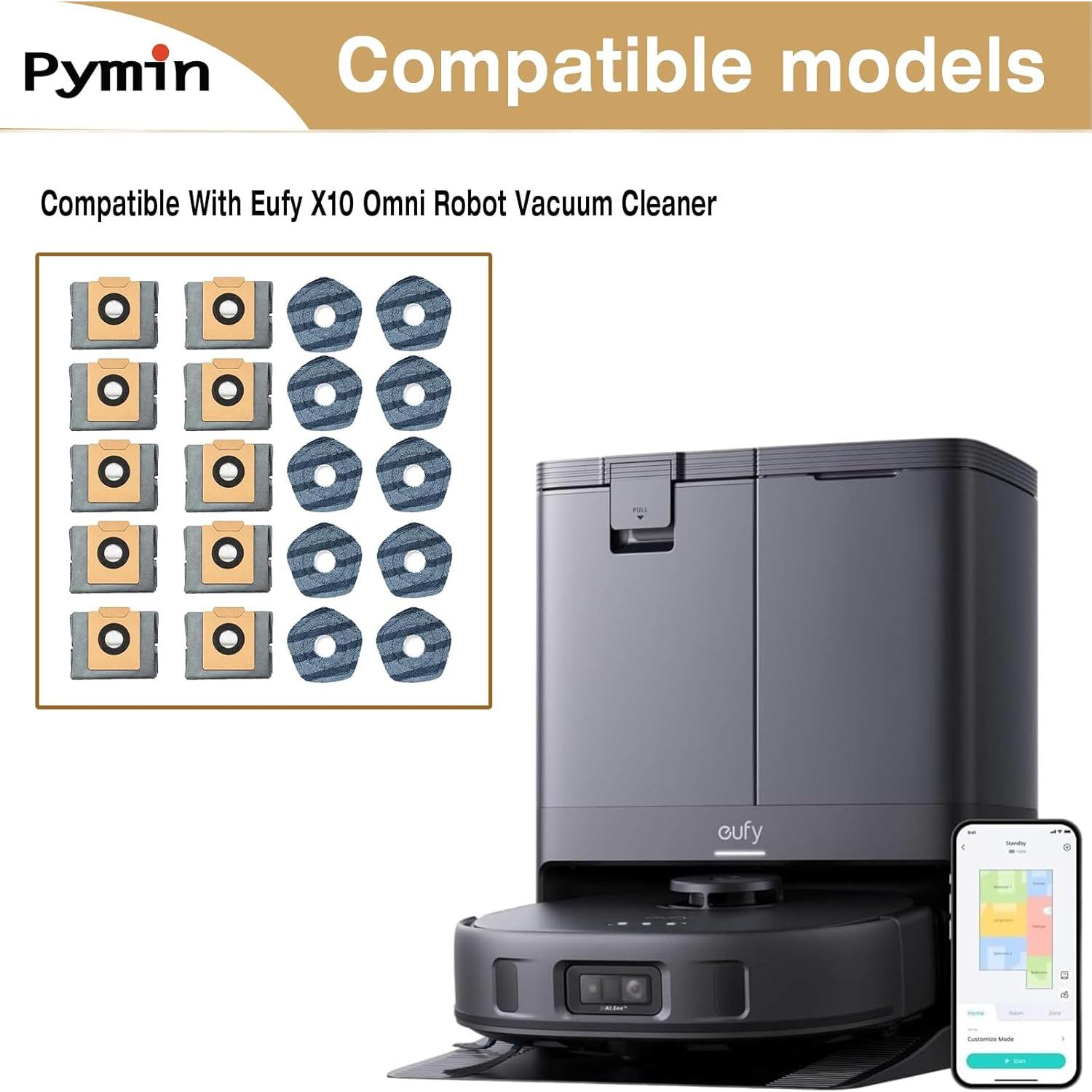 Kit de Repuestos Pymin 20 Piezas para Eufy X10 Pro