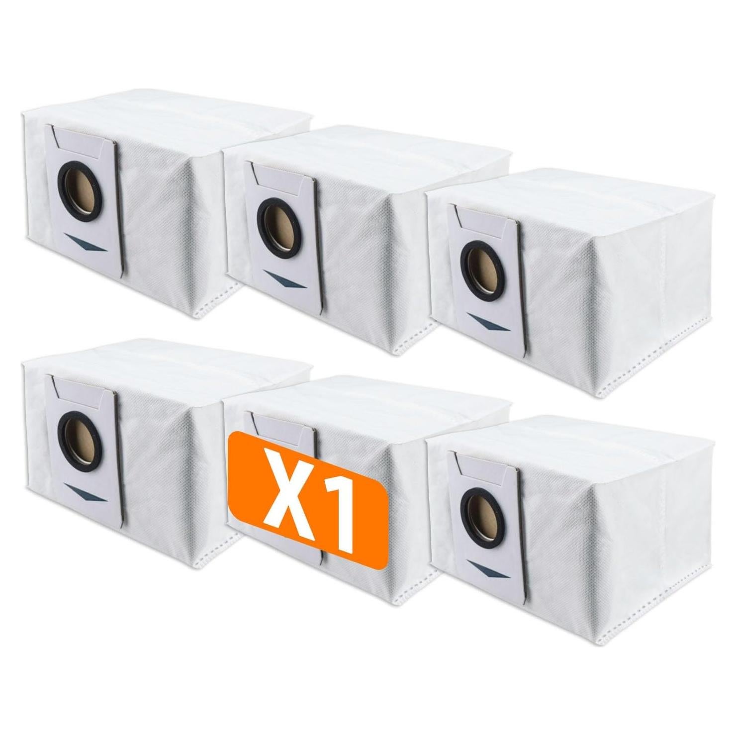 Bolsa de Polvo BBT BAMBOOST para Ecovacs X1 Omni/Turbo - 6 Unidades