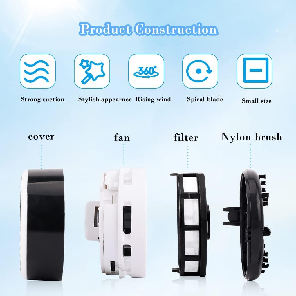 FineInno Desk Vacuum Cleaner Mini, Portable Desktop Vacuum, Mini Crumb Dust Desk Vacuum Cordless Sweeper for Home, Office,Cars,Pet Hairs,No Battery Included