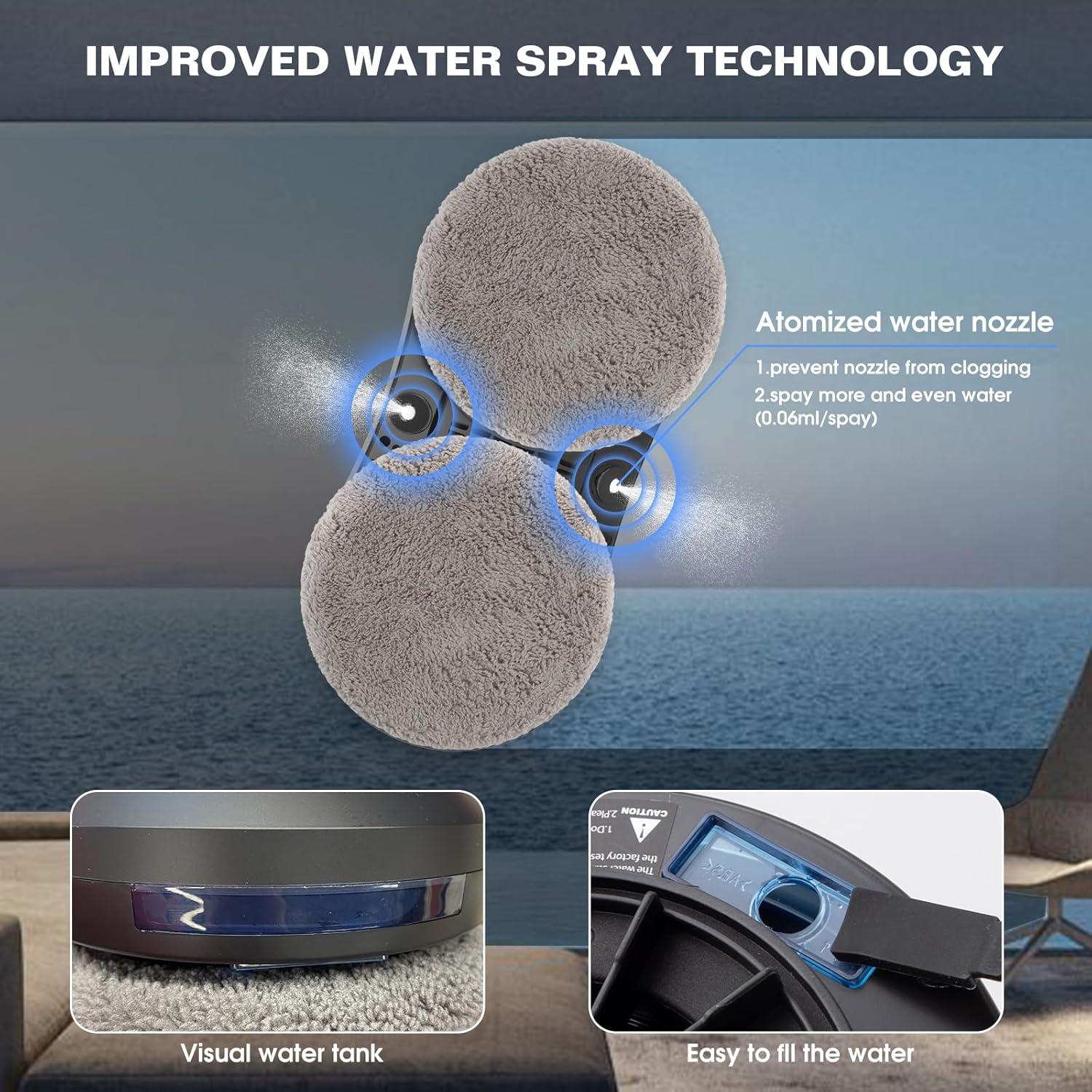 Robot Limpiador de Ventanas KUIKIBO S6 3500Pa Bajo Ruido