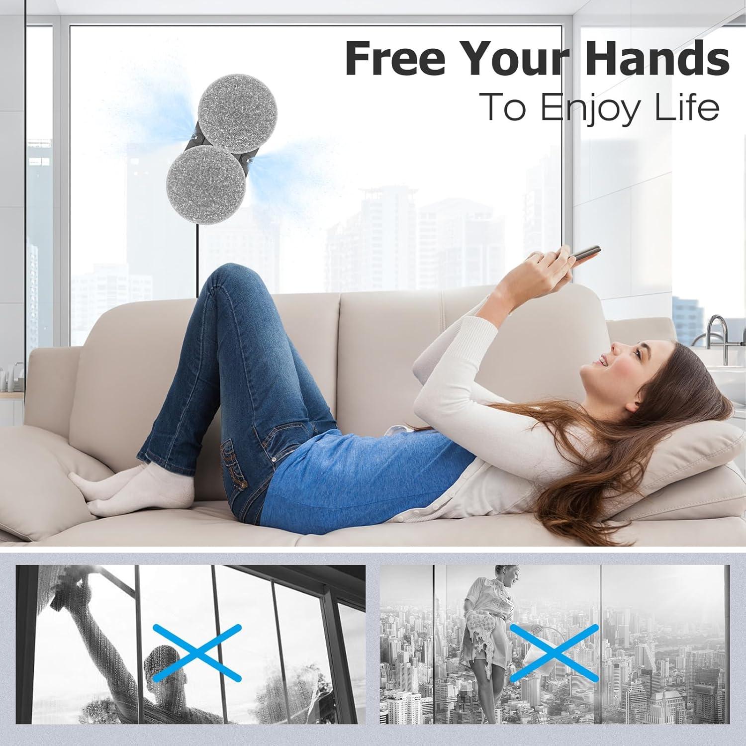 Robot Limpiador de Ventanas KUIKIBO S6 3500Pa Bajo Ruido