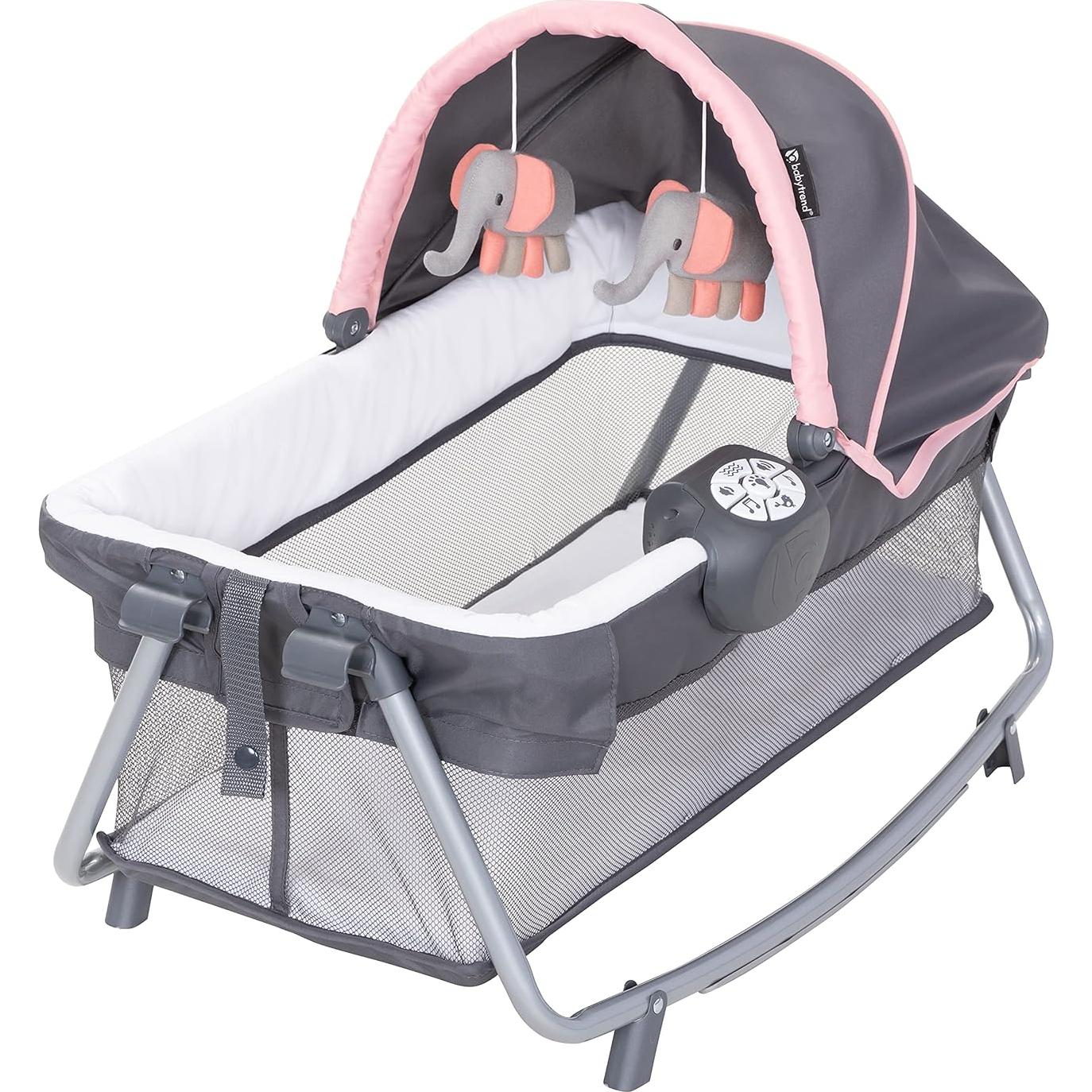 Cuna Playard Baby Trend Lil' Snooze III Rosa