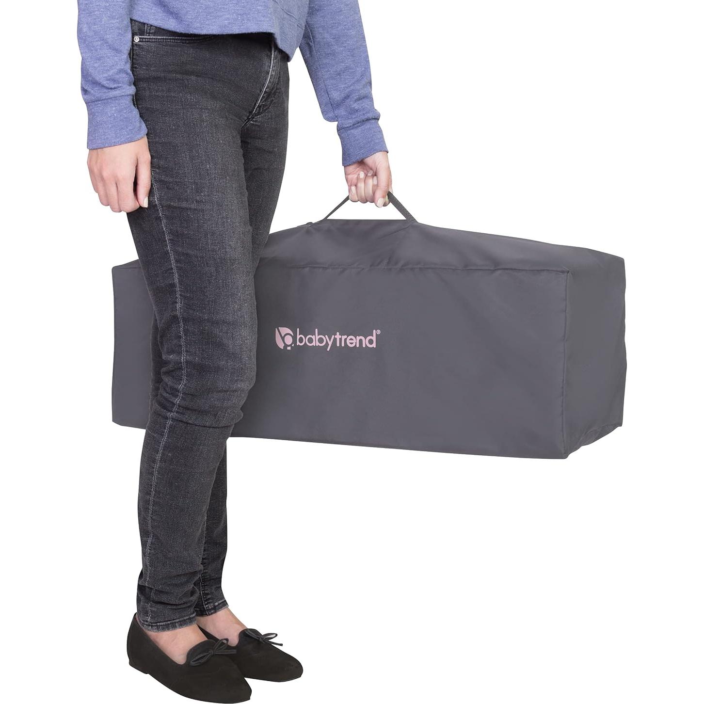 Cuna Playard Baby Trend Lil' Snooze III Rosa