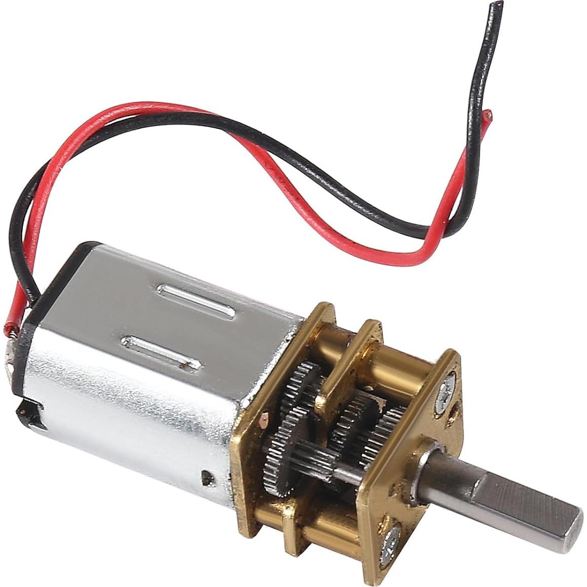 Motor de Engranaje Mini N20 DC 3V-6V Metal 3pcs para RC