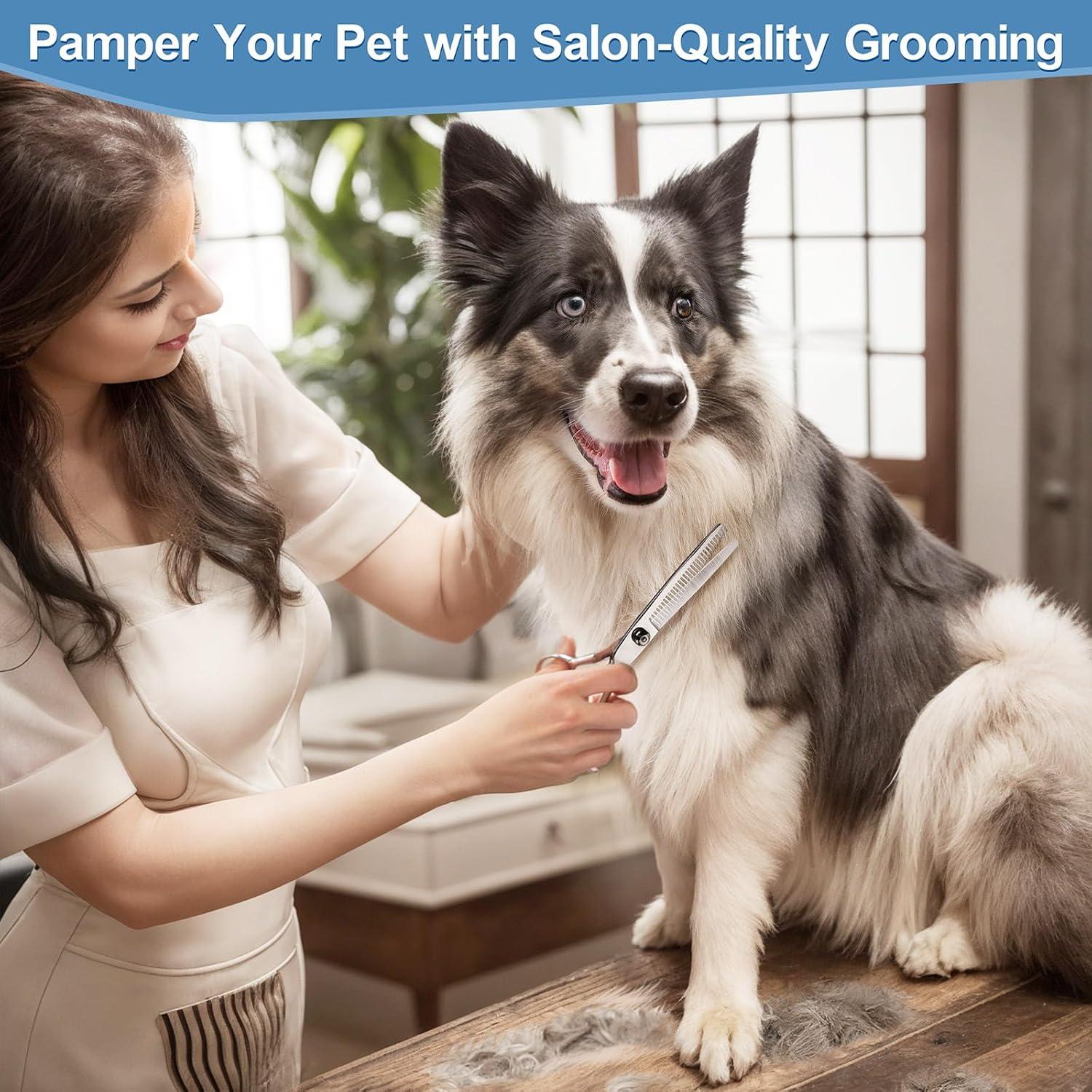 Tijeras de Aseo Profesional Gimars 6 en 1 Acero Inoxidable