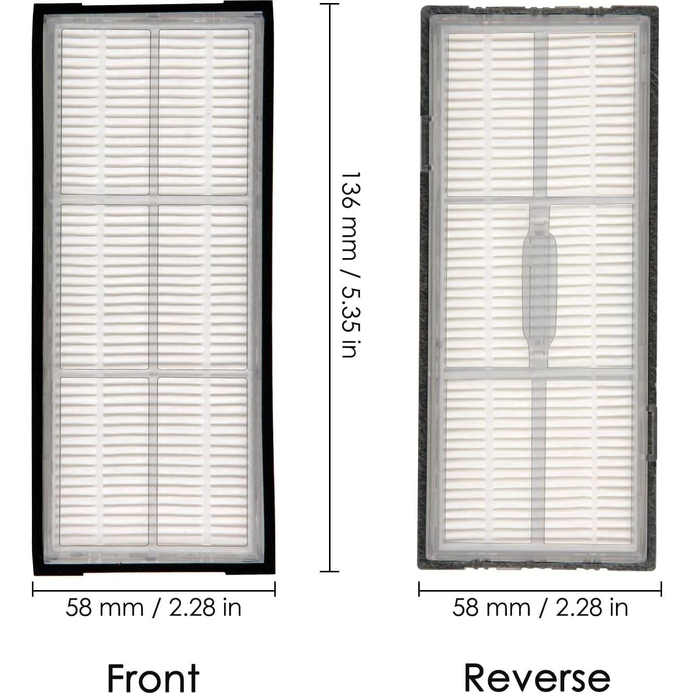 Filtro HEPA COWINORY 3 Piezas Compatible Roborock S7 S8