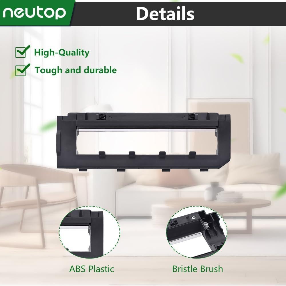 Neutop Replacement Brush Covers Guards Compatible with Roborock S7, S7+ MaxV Plus/Ultra, Q5, Q5+, Q7 Max/Max+, Robot Vacuum Cleaners, 2-Pack