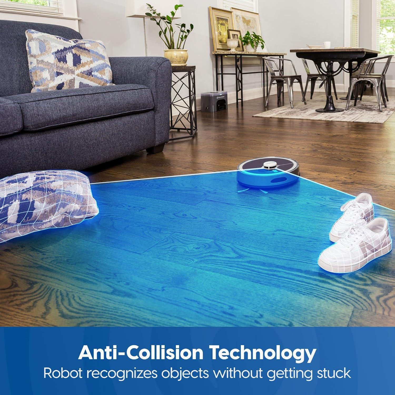 Aspiradora Robot Vacmaster V10i 3 en 1 con Auto-Vaciado