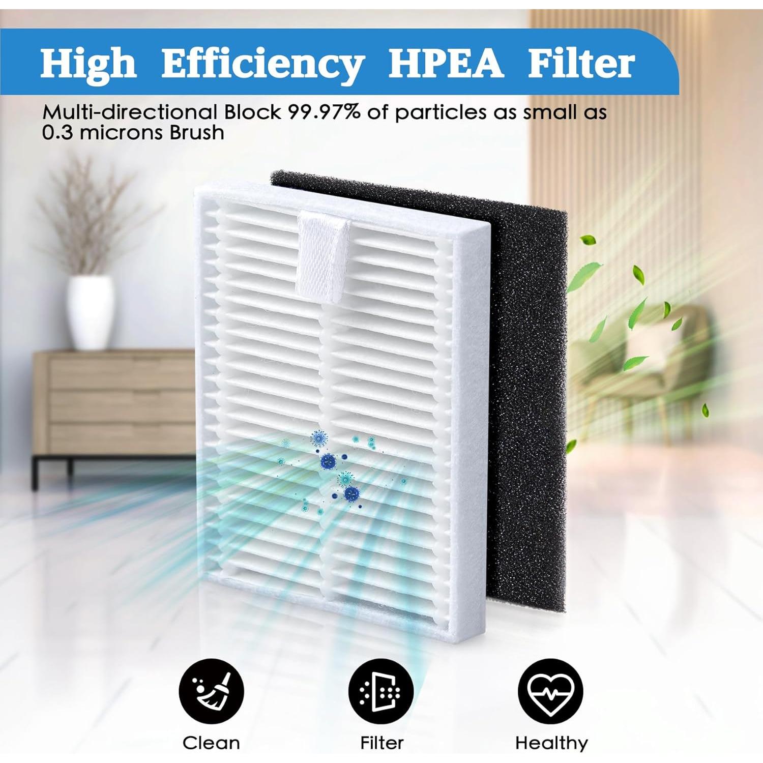 Accesorios de Repuesto eufy L60 L50 - 8 Cepillos, 2 Rodantes, 8 Filtros