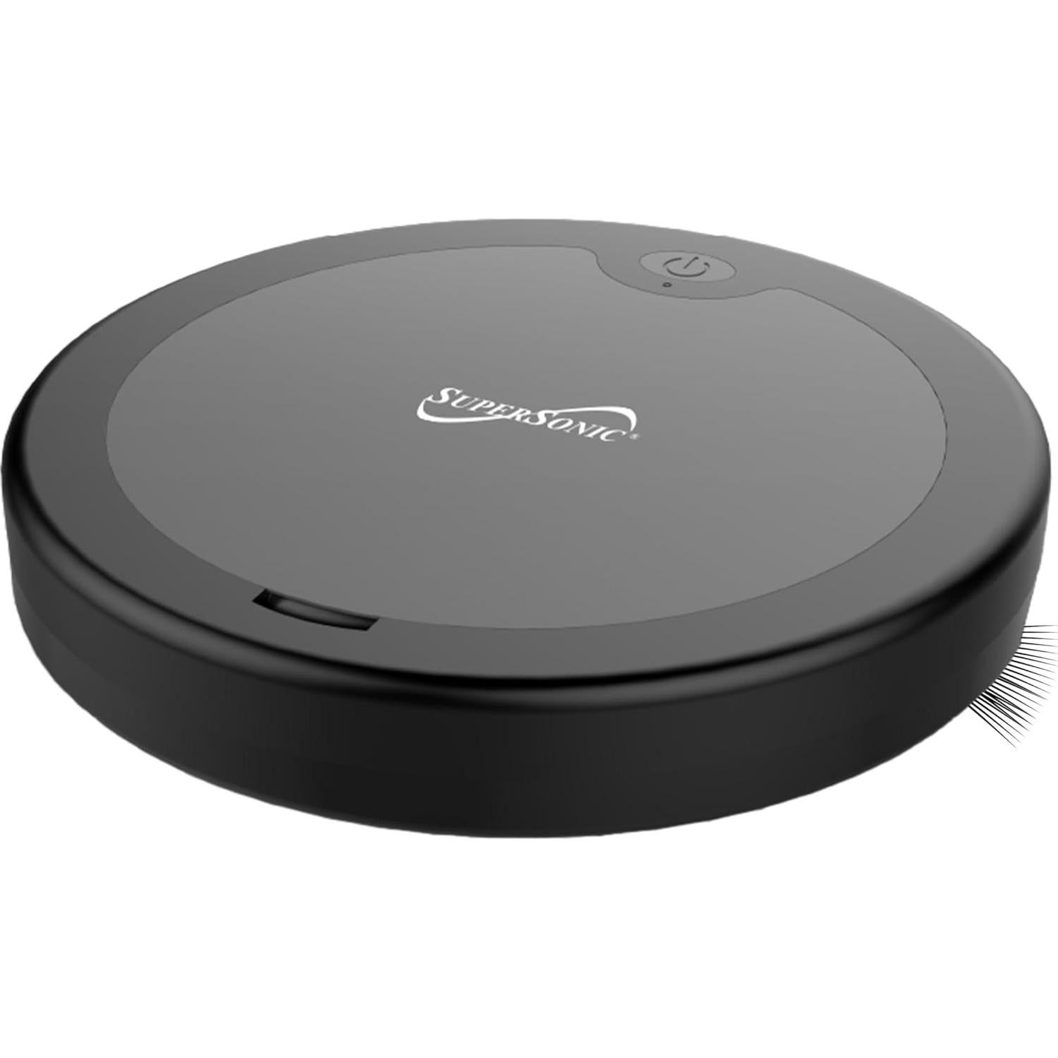 Supersonic SC-820SV Robot Vacuum & Dry Mop, Quiet Clean, Low-Profile Design, 120 Minutes Cleaning Time, Drop-Sensing Technology, 420ML Dust Bin, Brushless Motor, Fast Charging