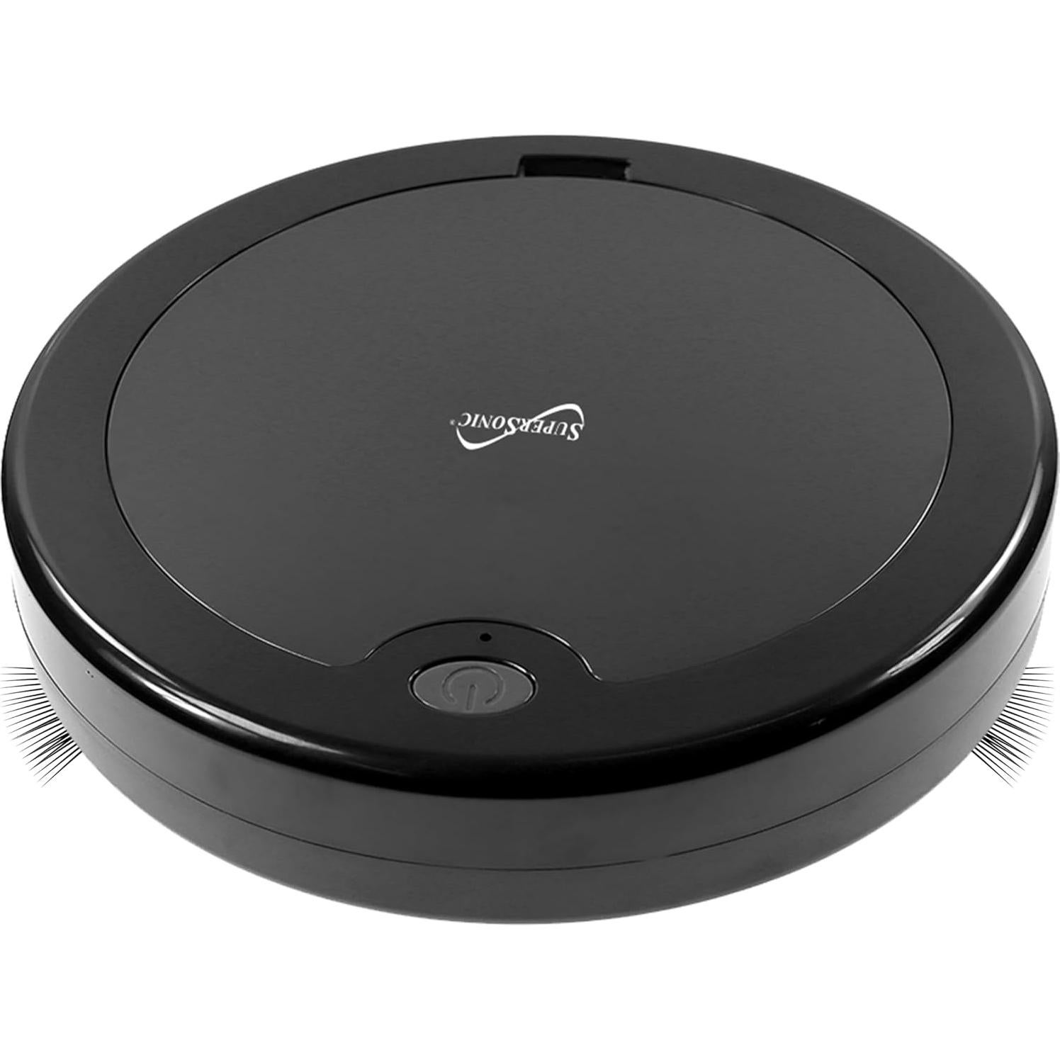 Supersonic SC-820SV Robot Vacuum & Dry Mop, Quiet Clean, Low-Profile Design, 120 Minutes Cleaning Time, Drop-Sensing Technology, 420ML Dust Bin, Brushless Motor, Fast Charging