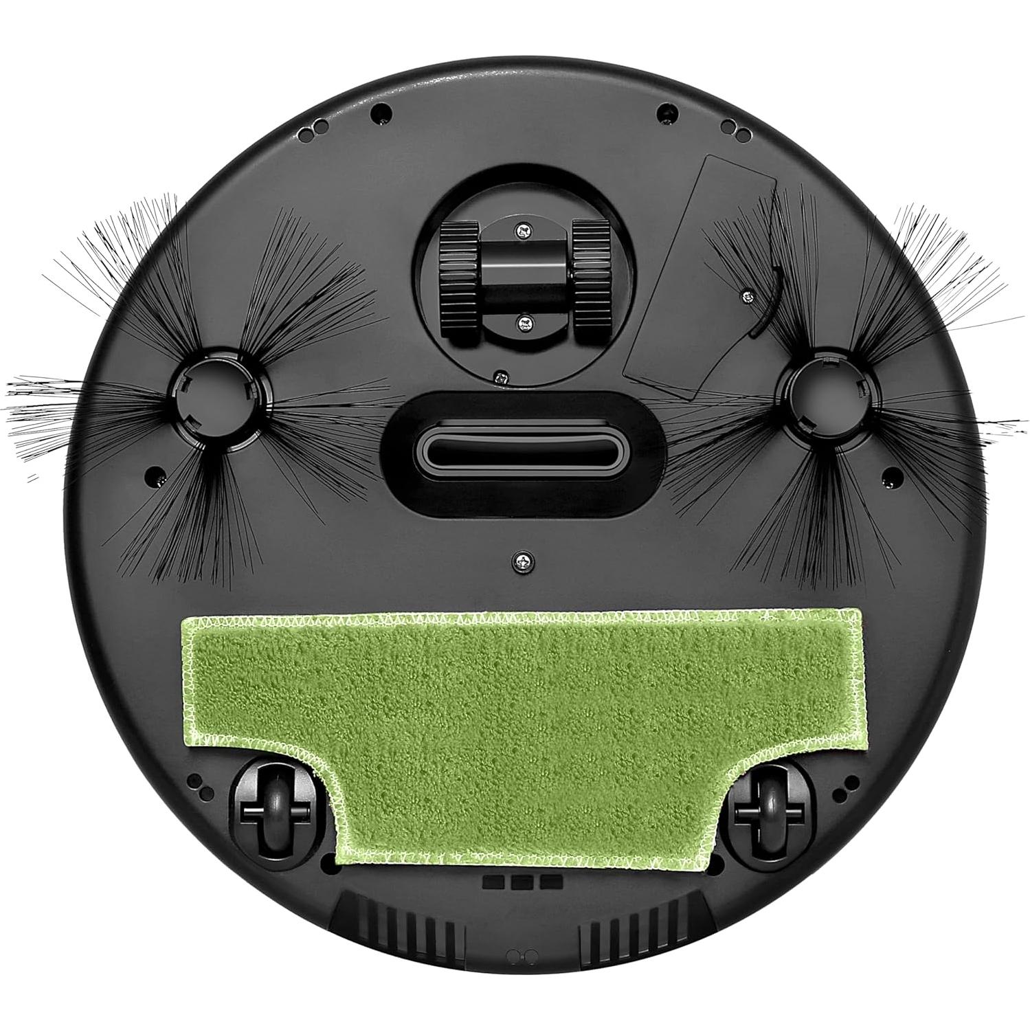 Supersonic SC-820SV Robot Vacuum & Dry Mop, Quiet Clean, Low-Profile Design, 120 Minutes Cleaning Time, Drop-Sensing Technology, 420ML Dust Bin, Brushless Motor, Fast Charging