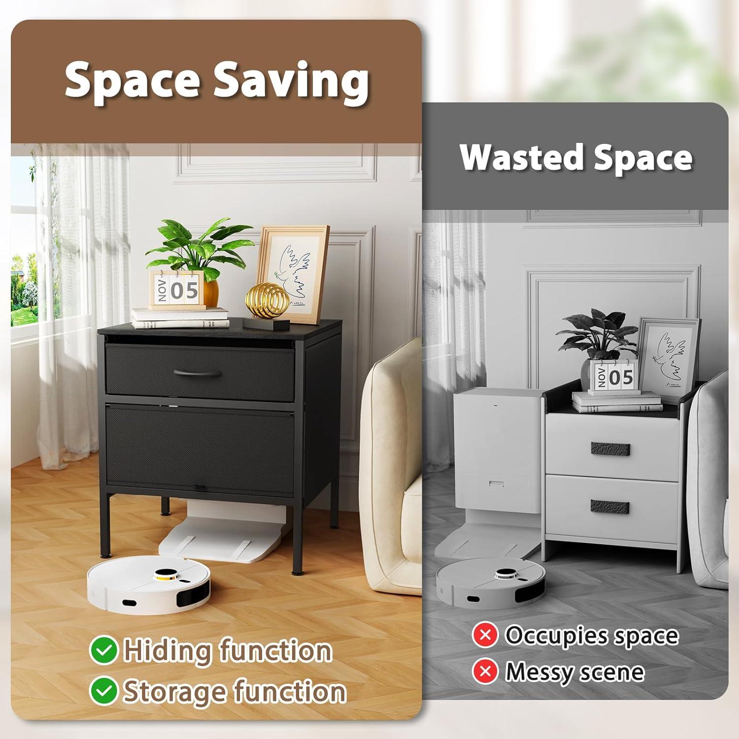 Gabinete de Almacenamiento para Aspiradora Robot Qmetalart RV-Cabinet