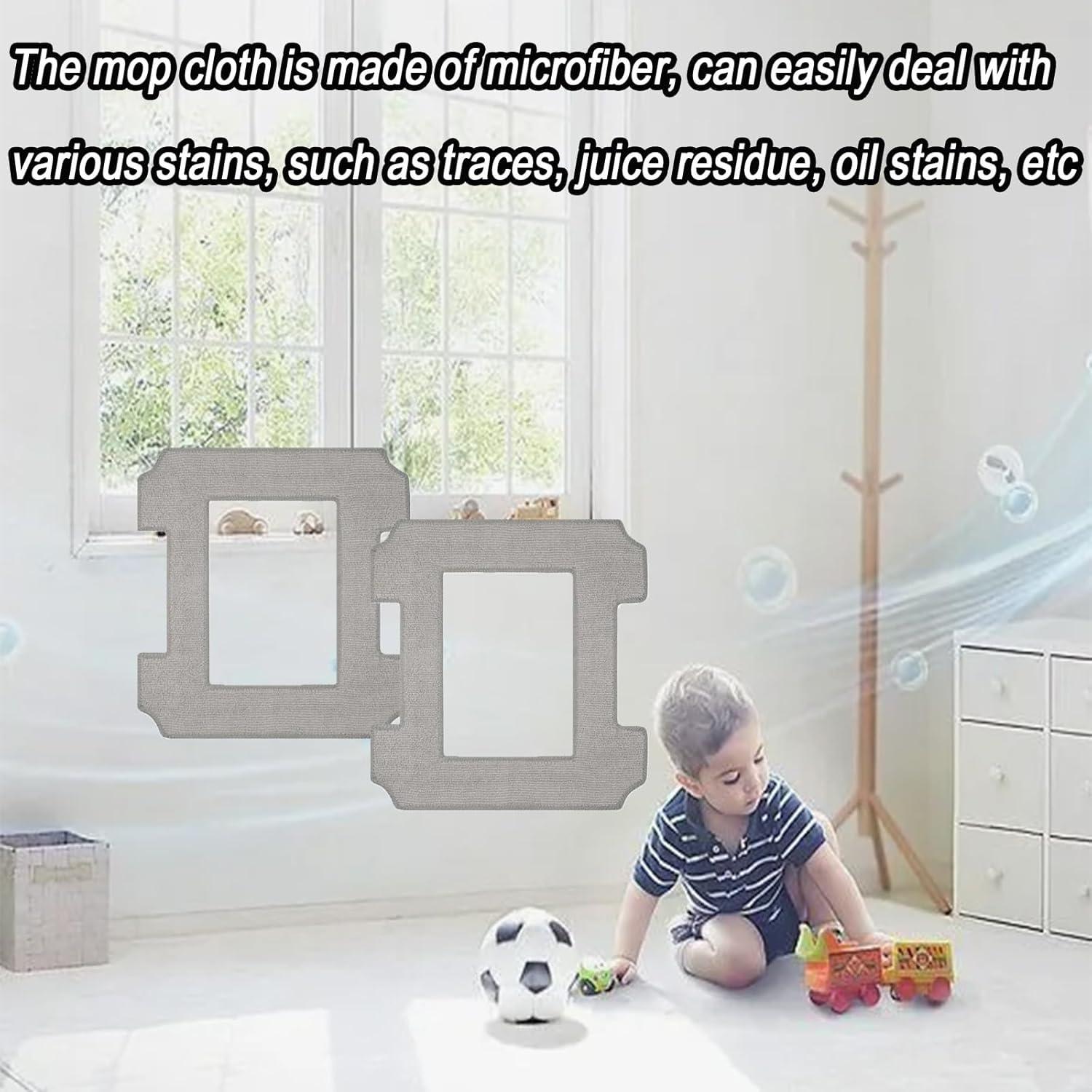 Trapo de limpieza microfibra Frexusuent para Ecovacs Winbot W1/W2