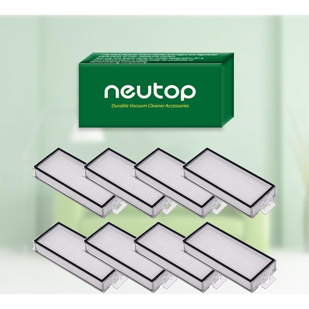 Neutop Replacement Filters Compatible with Roborock Q5 Pro/Pro+/Max +, Q5 DuoRoller+, Q7, Q7+, Q7 Max/Max+, Q8 Max/Max+, Robot Vacuum and Mops, 8-Pack.