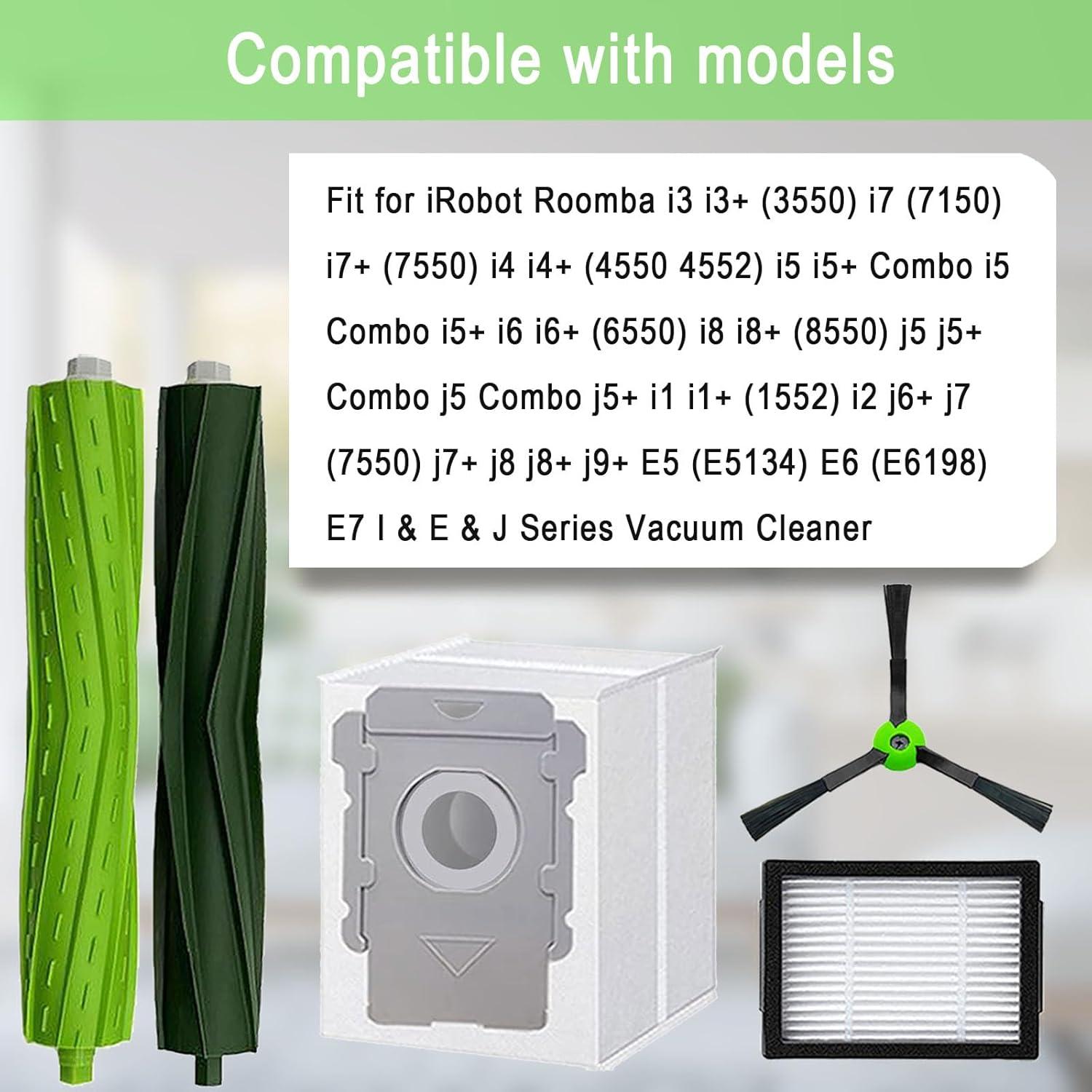 Repuestos iRobot Roomba MalhSlix: 2 Cepillos, 6 Filtros, 6 Bolsas
