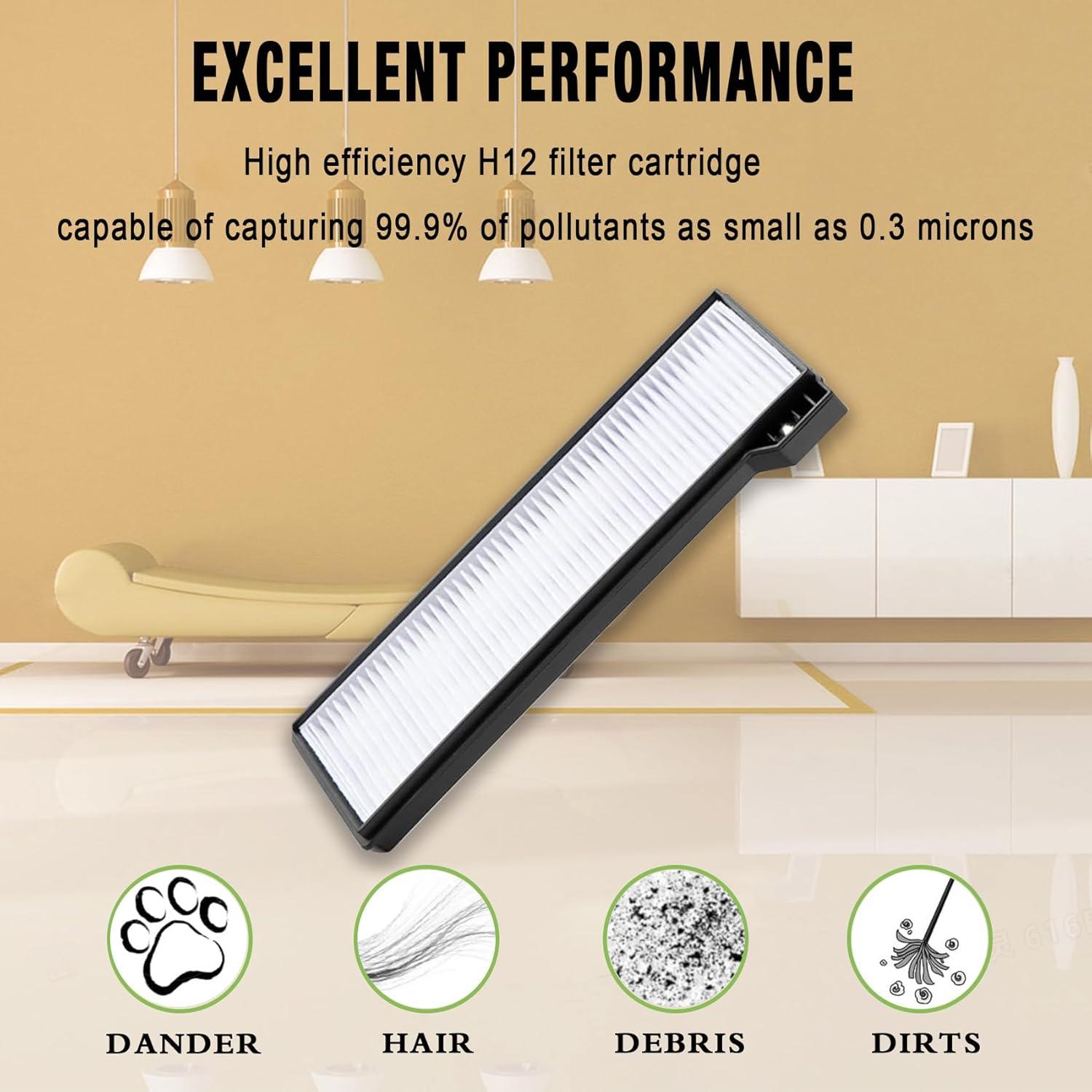 Accesorios de Reemplazo Pymin para Aspiradora Eufy X10 Pro Omni