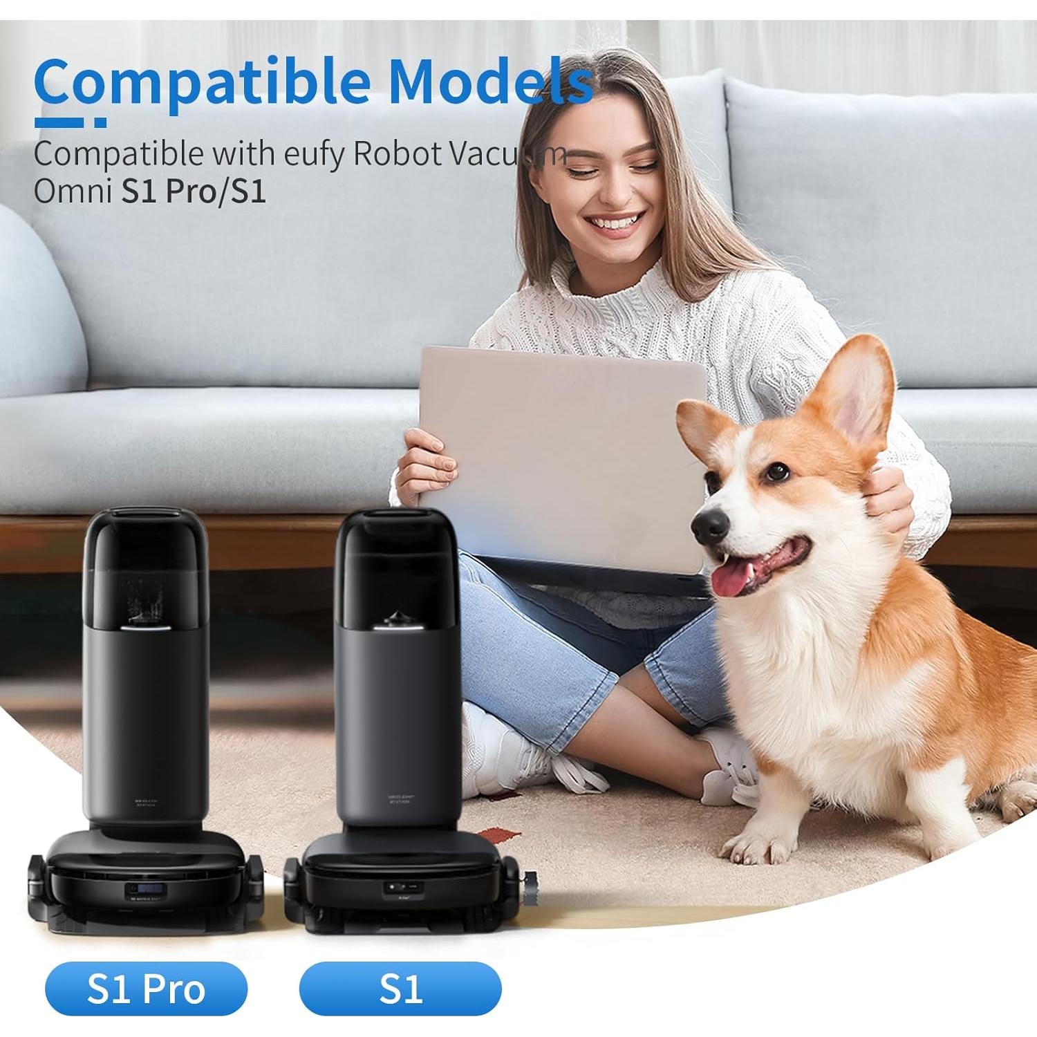 14 Bolsas de Polvo Desechables BUXEBUX para Eufy S1 Pro Omni