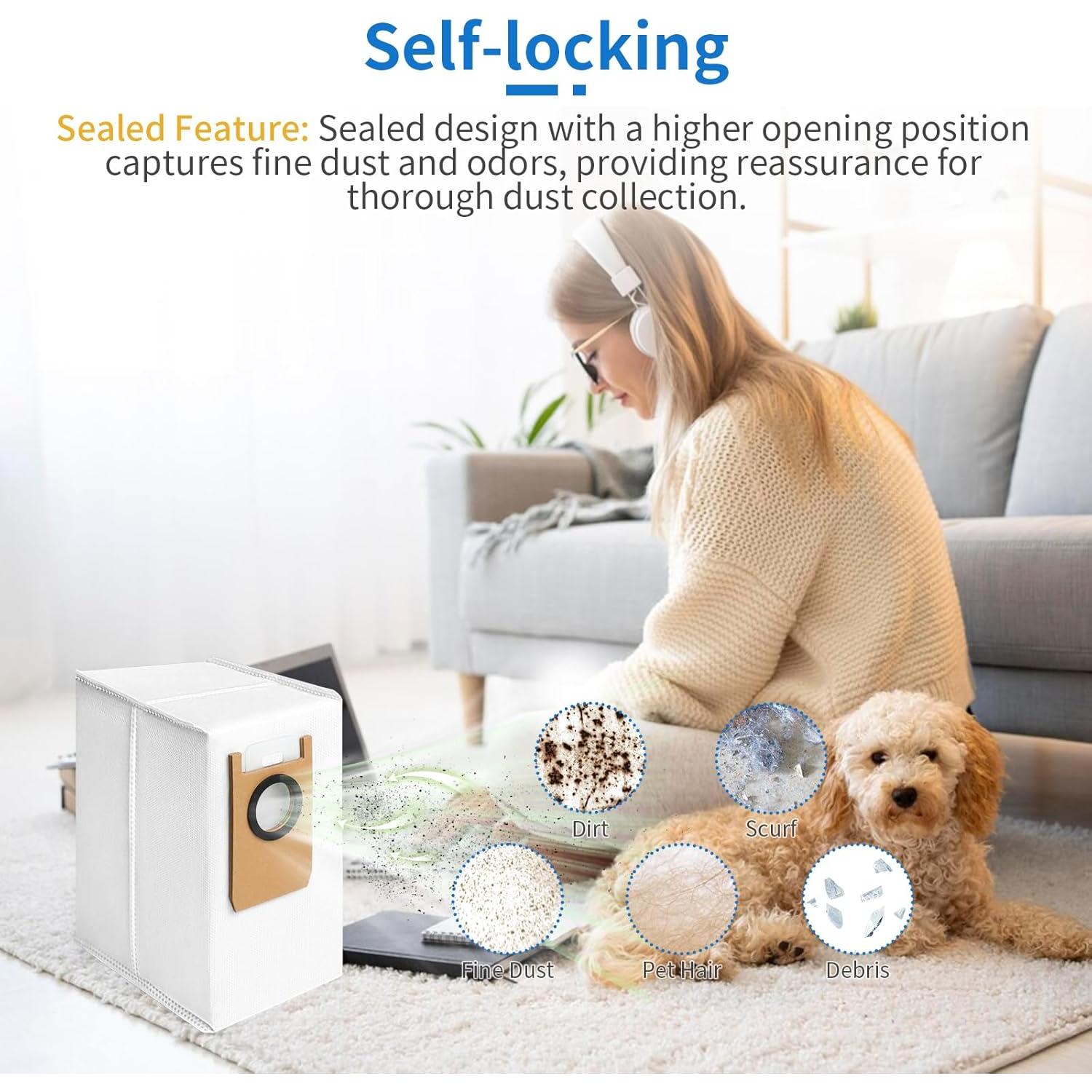 14 Bolsas de Polvo Desechables BUXEBUX para Eufy S1 Pro Omni