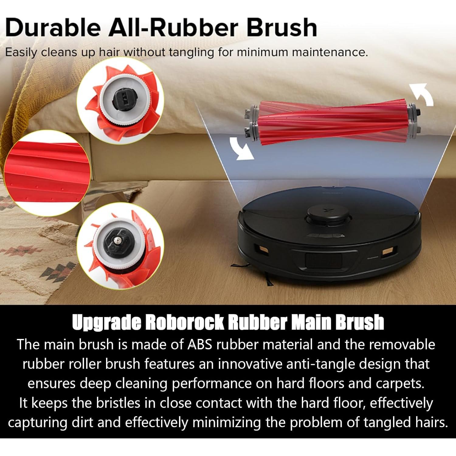 Kit de Repuesto para Aspiradora Roborock S7 - 2 Cepillos, 4 Mopas, 4 Filtros