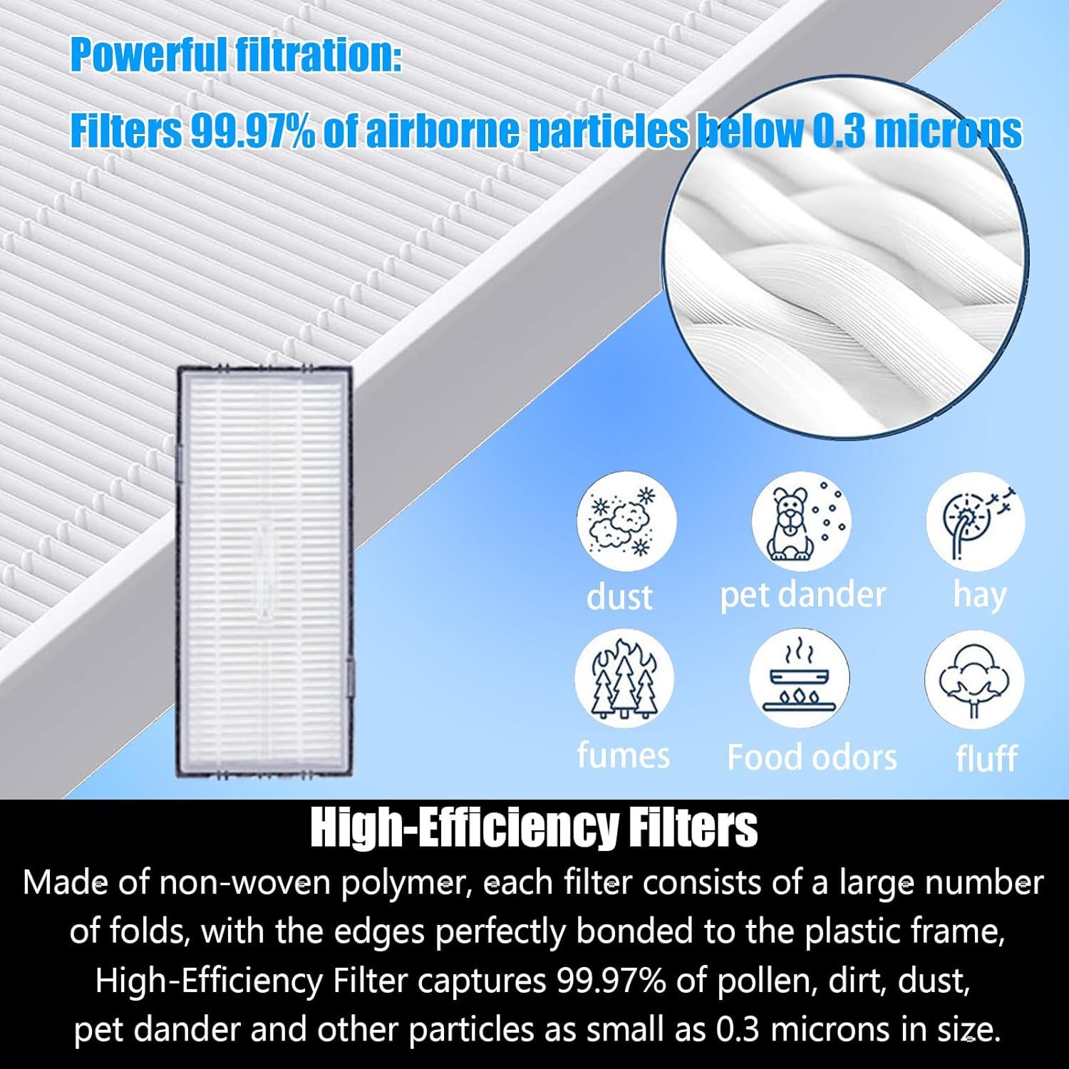 Kit de Repuesto para Aspiradora Roborock S7 - 2 Cepillos, 4 Mopas, 4 Filtros