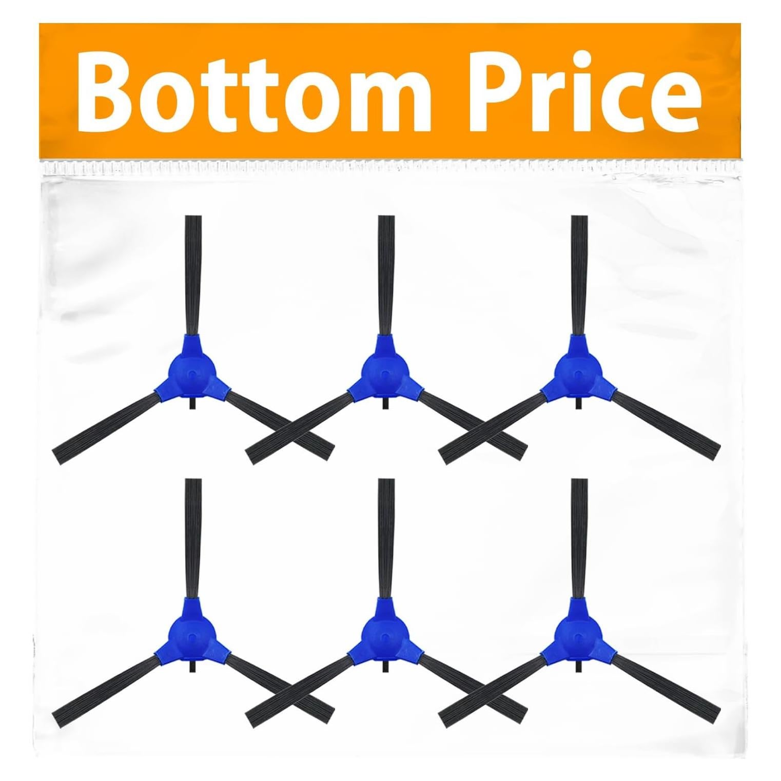 Cepillos Laterales de Repuesto BUS para Aspiradoras Robot - Paquete de 8