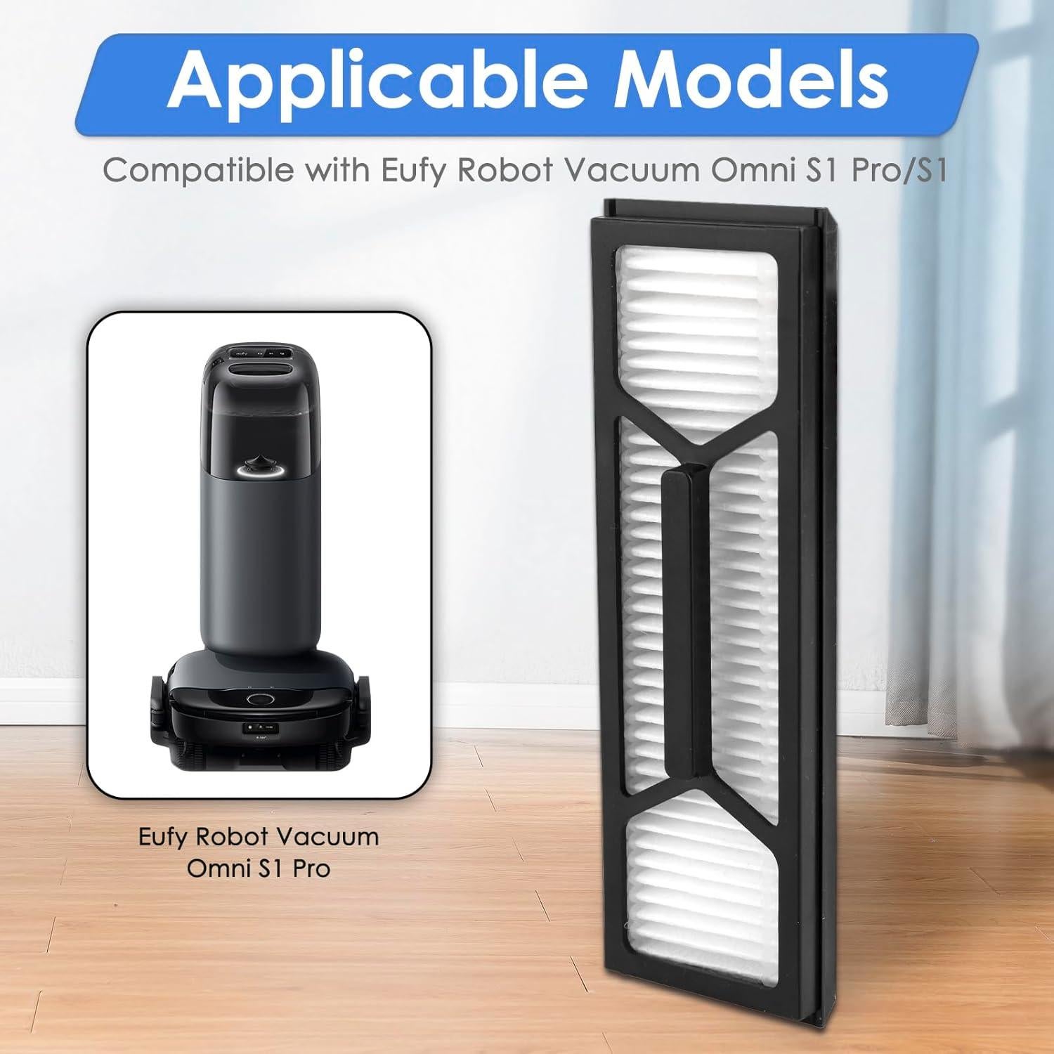 Filtros HEPA de Reemplazo FILTERIST Omni S1 Pro - 4 Piezas