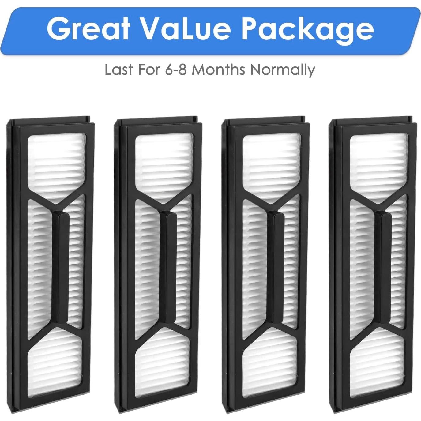 Filtros HEPA de Reemplazo FILTERIST Omni S1 Pro - 4 Piezas