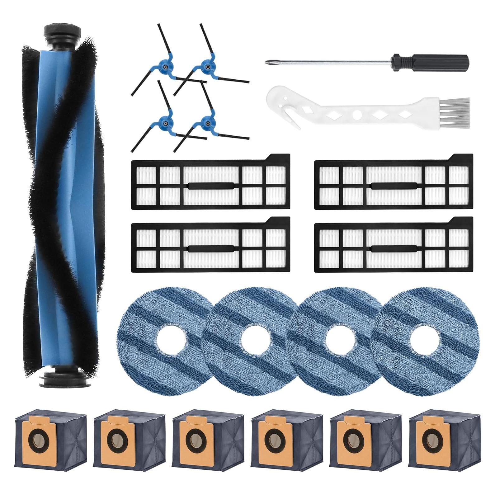 21 Piezas Repuesto Eufy X10 Pro Omni - Cepillo, Filtros, Mopas