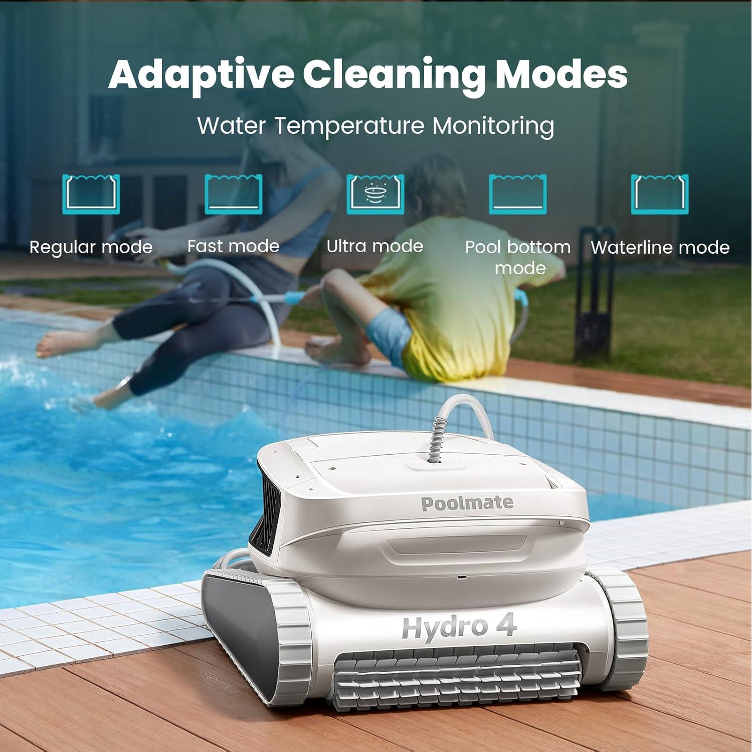 Limpiador de piscina robótico Poolmate Hydro 4 con cable 15m