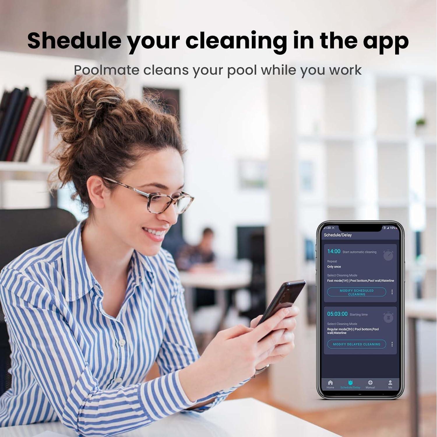 Limpiador de piscina robótico Poolmate Hydro 4 con cable 15m