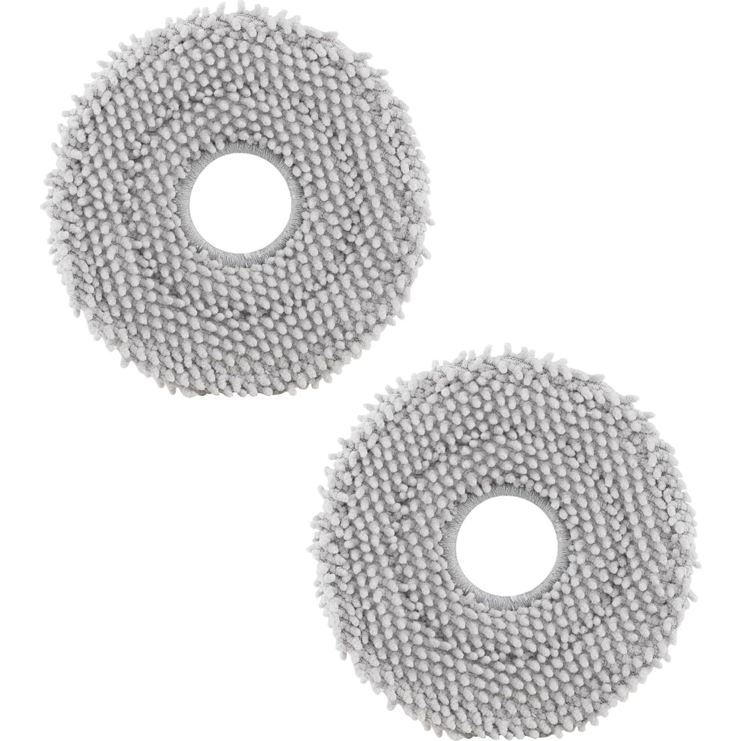 roborock Qrevo S5V Robot Vacuum Cleaner with 4 Pack Microfiber Mop Cloths Bundle