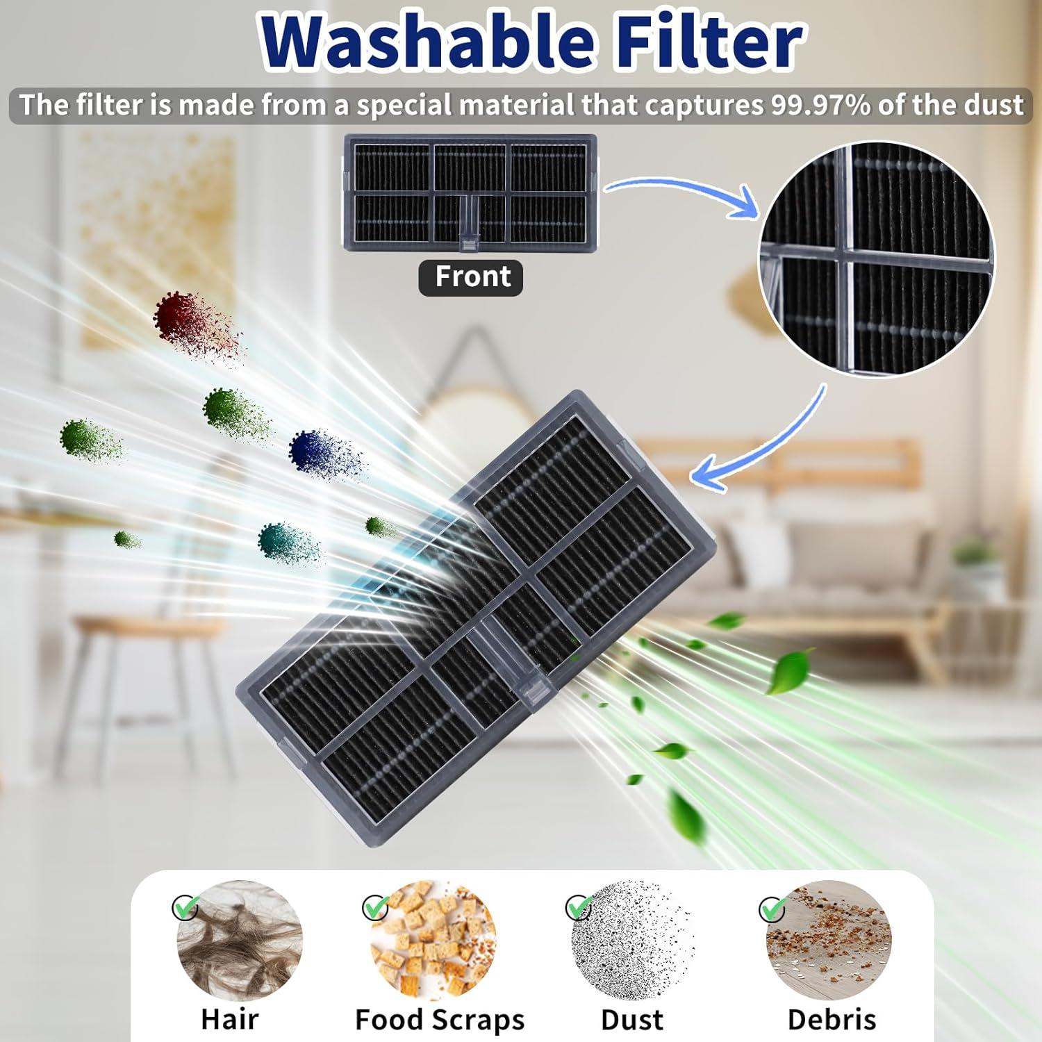 20 Piezas Accesorios para Aspiradora Robot Dreame L10s Pro Ultra