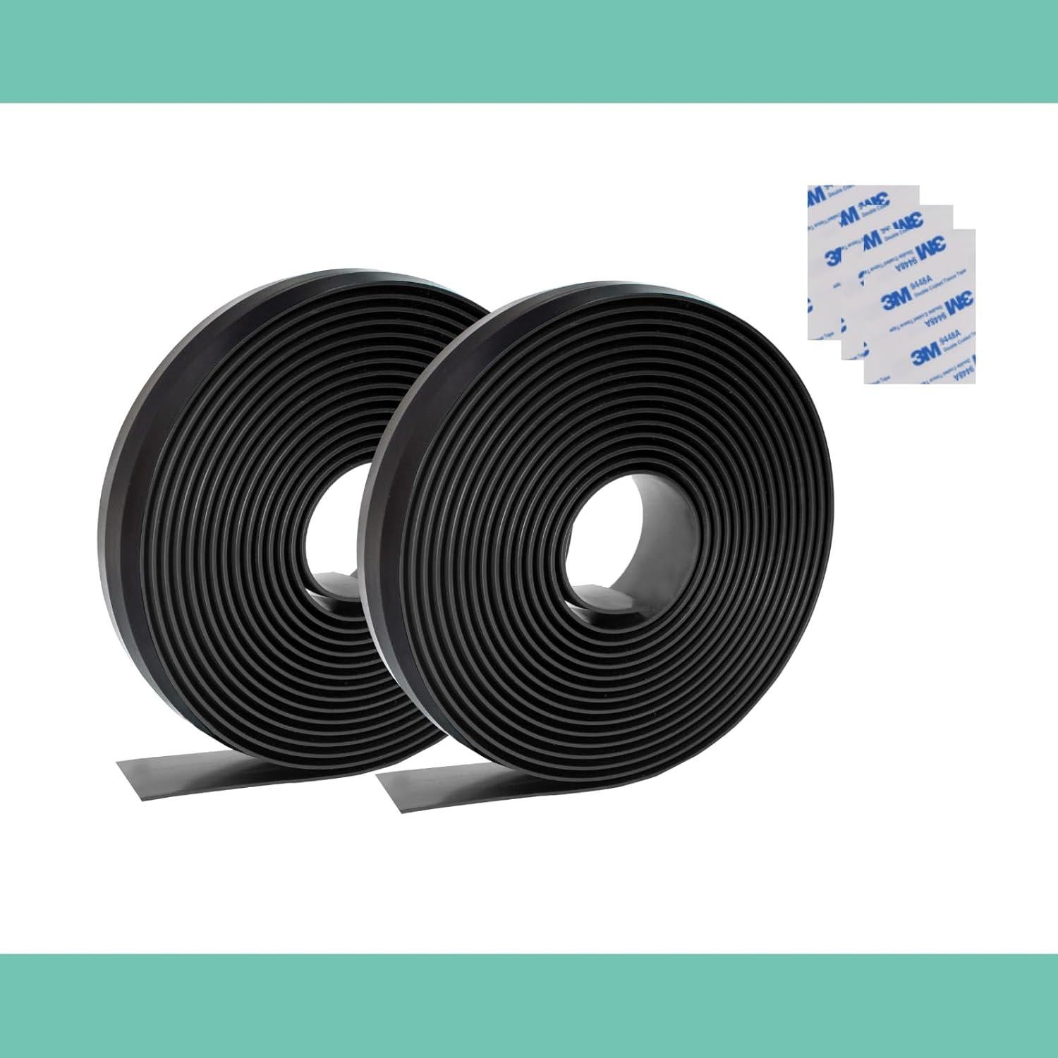 2 Pack Boundary Strip Compatible with Neato Shark Roborock Robotic, Compatible with Coredy, Bagotte Vacuum Cleaner Boundary Tape Magnetic Boundary Strip (Total 26 feet)