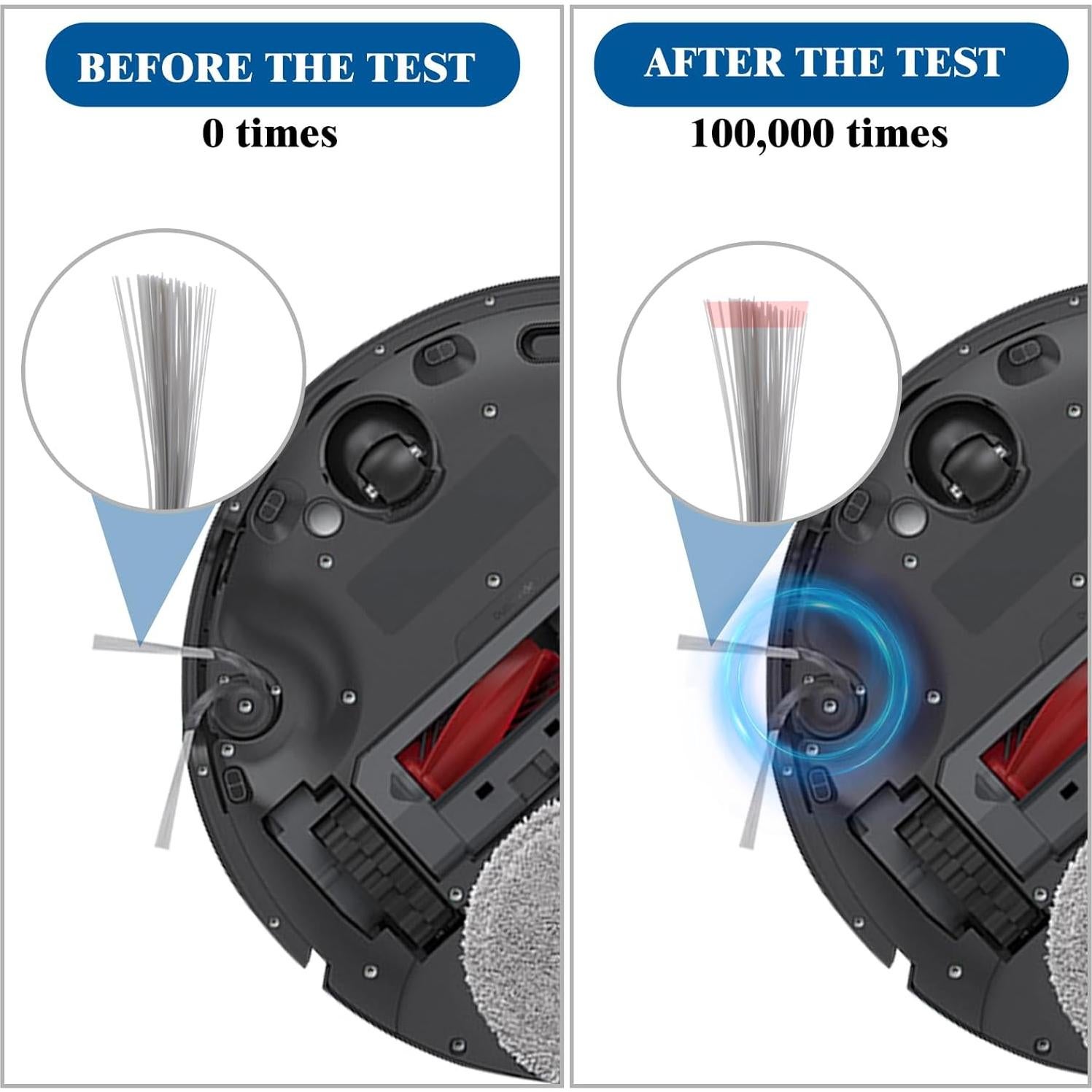 Kit de Accesorios para Aspiradora Robot Roborock Saros 10R - 2 Rodillos, 4 Cepillos Laterales, 4 Filtros HEPA, 4 Paños de Mopa