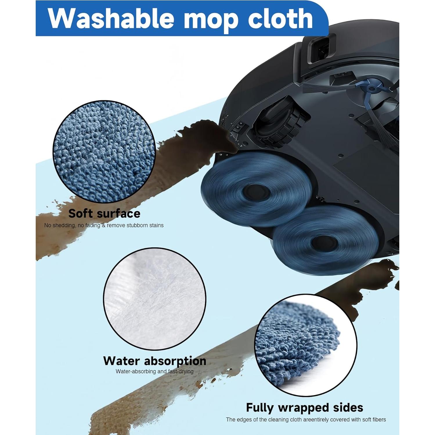 X10 Pro Omni Replacement Parts for Eufy X10 Pro Omni Robotic Vacuum Cleaner - Quality Accessories for Better Cleaning Performance 23 Pack