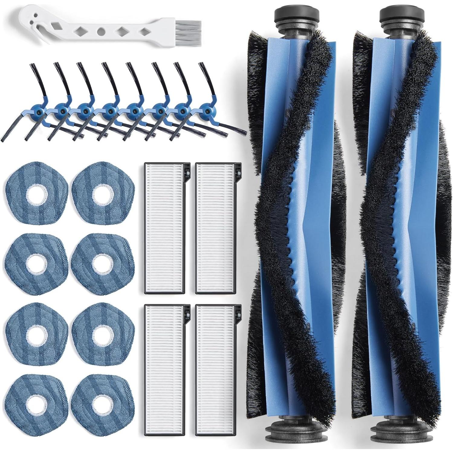 X10 Pro Omni Replacement Parts for Eufy X10 Pro Omni Robotic Vacuum Cleaner - Quality Accessories for Better Cleaning Performance 23 Pack