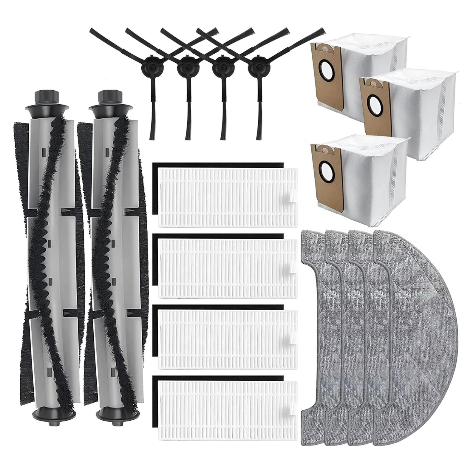 Kit de Repuestos HUIZHEN para Aspiradoras Robot 2 Cepillos 4 Filtros