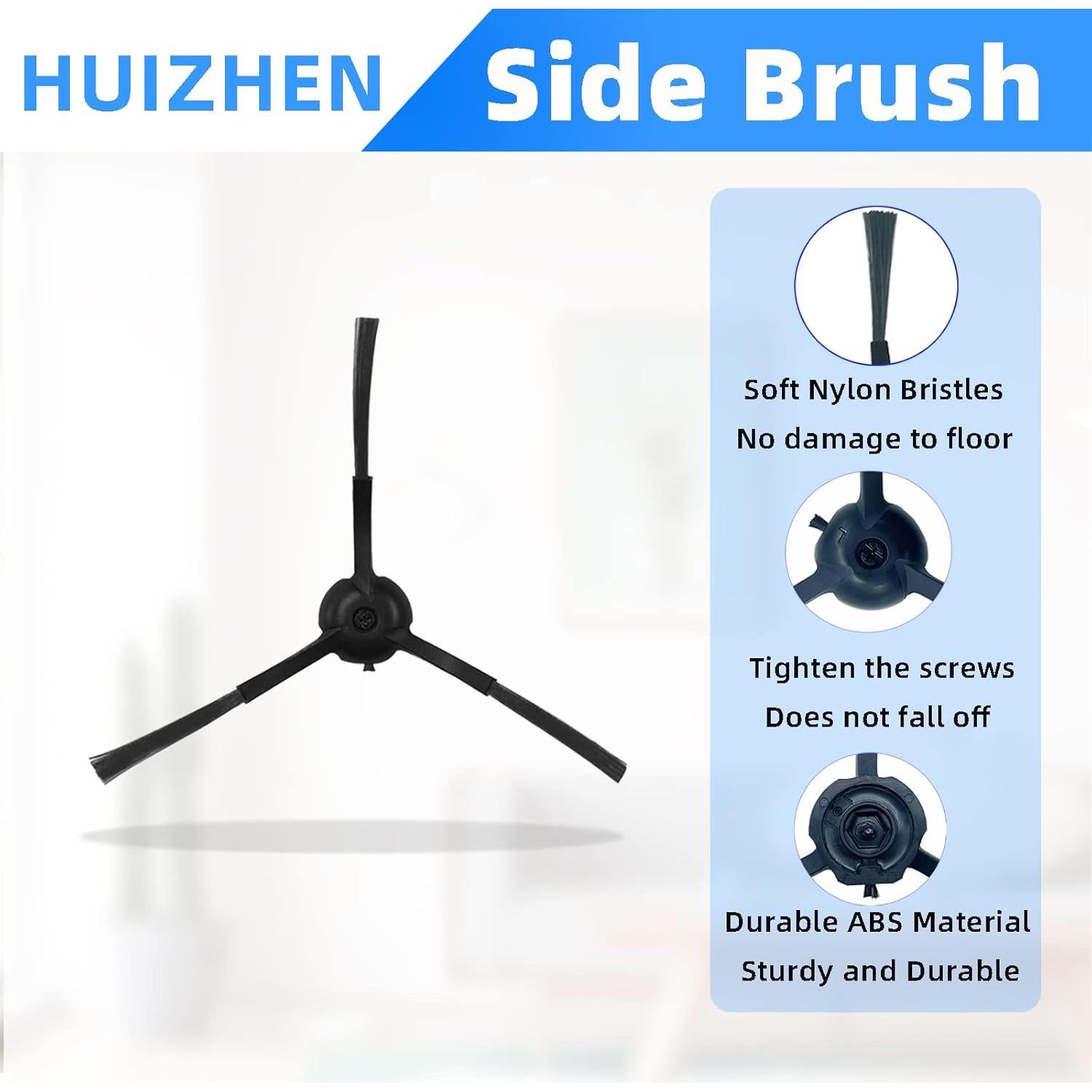 Kit de Repuestos HUIZHEN para Aspiradoras Robot 2 Cepillos 4 Filtros