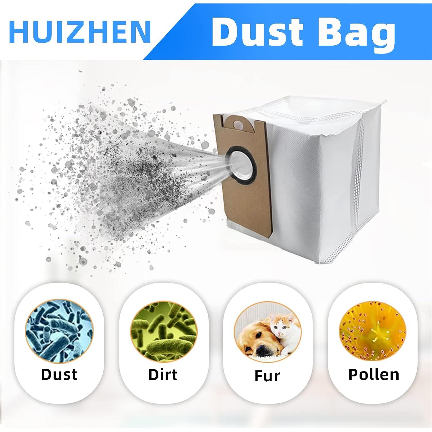 Kit de Repuestos HUIZHEN para Aspiradoras Robot 2 Cepillos 4 Filtros