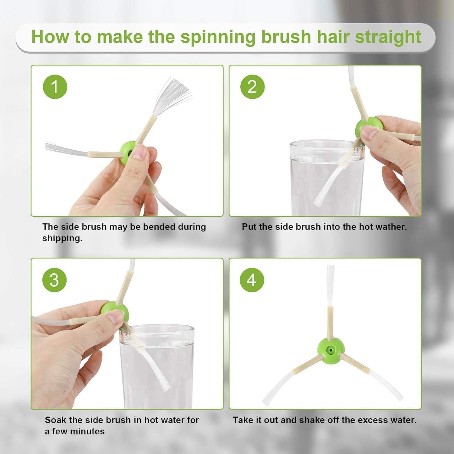 Kit de Repuestos Dhoua para Aspiradora iRobot Roomba j7 j7+ E5 E6 E7 i7 i3 i4 - 19 Piezas