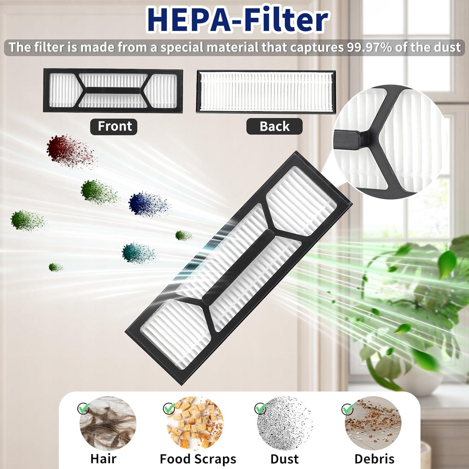 Kit de Accesorios para Aspiradora Eufy Omni S1 Pro - 18 Piezas