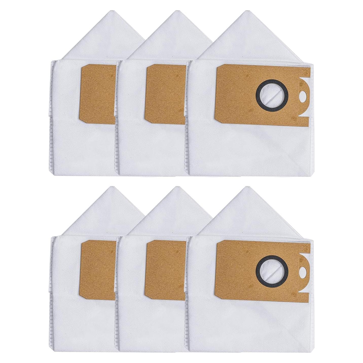 6 Bolsas de Polvo para Aspiradora Robot AIRROBO T20 T25