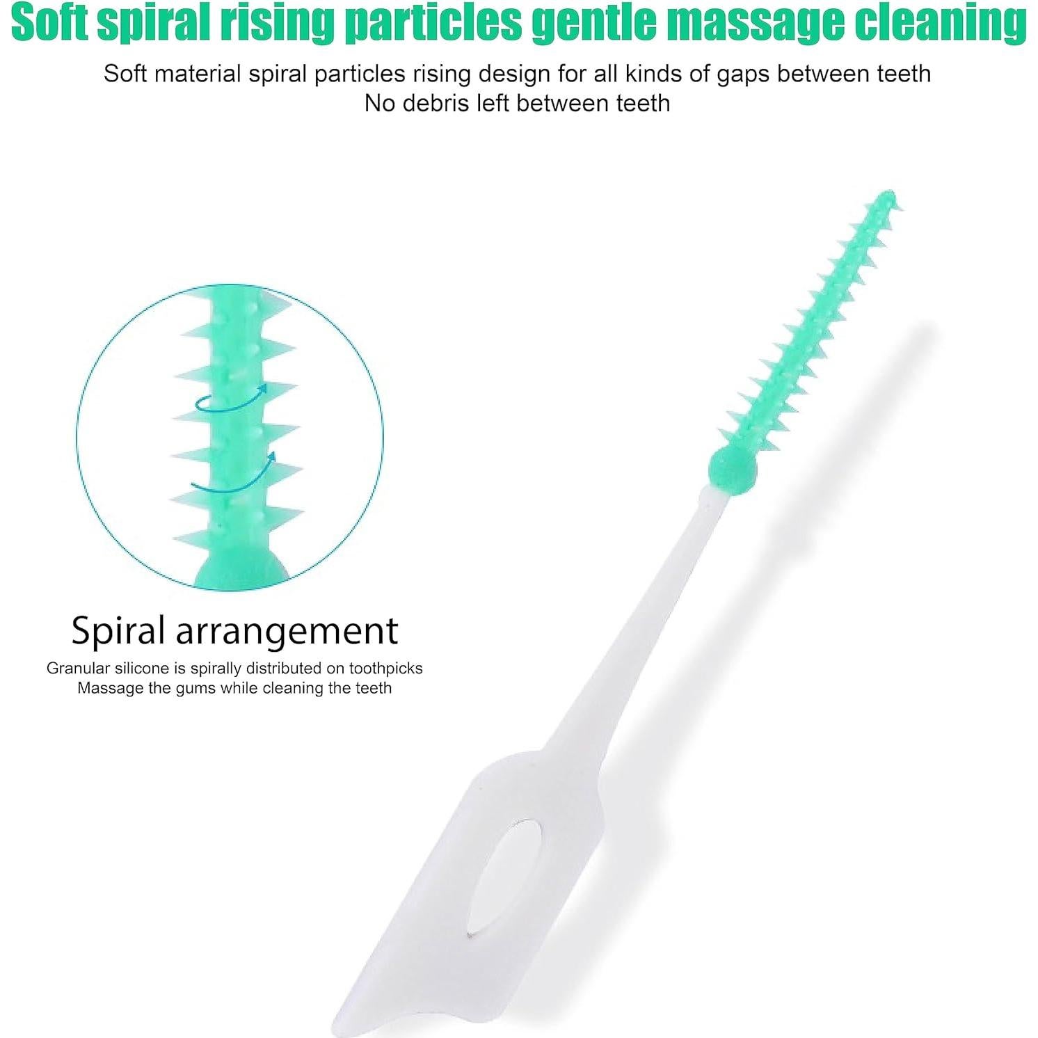 Cepillos de Dientes de Silicona Ndzefan 160 Piezas Verde