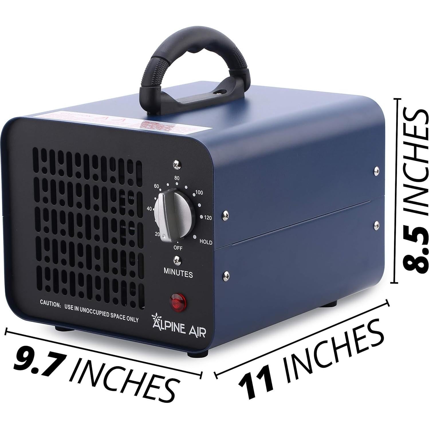 Generador de ozono Alpine Air 70W 45,000 mg/h - Purificador