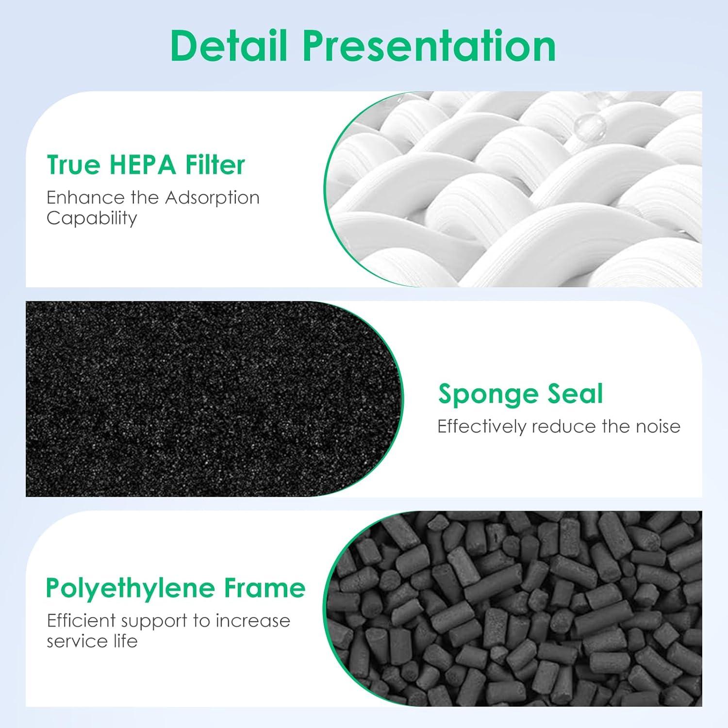 Paquete de 12 Filtros de Alta Eficiencia Fanulter para iRobot Roomba