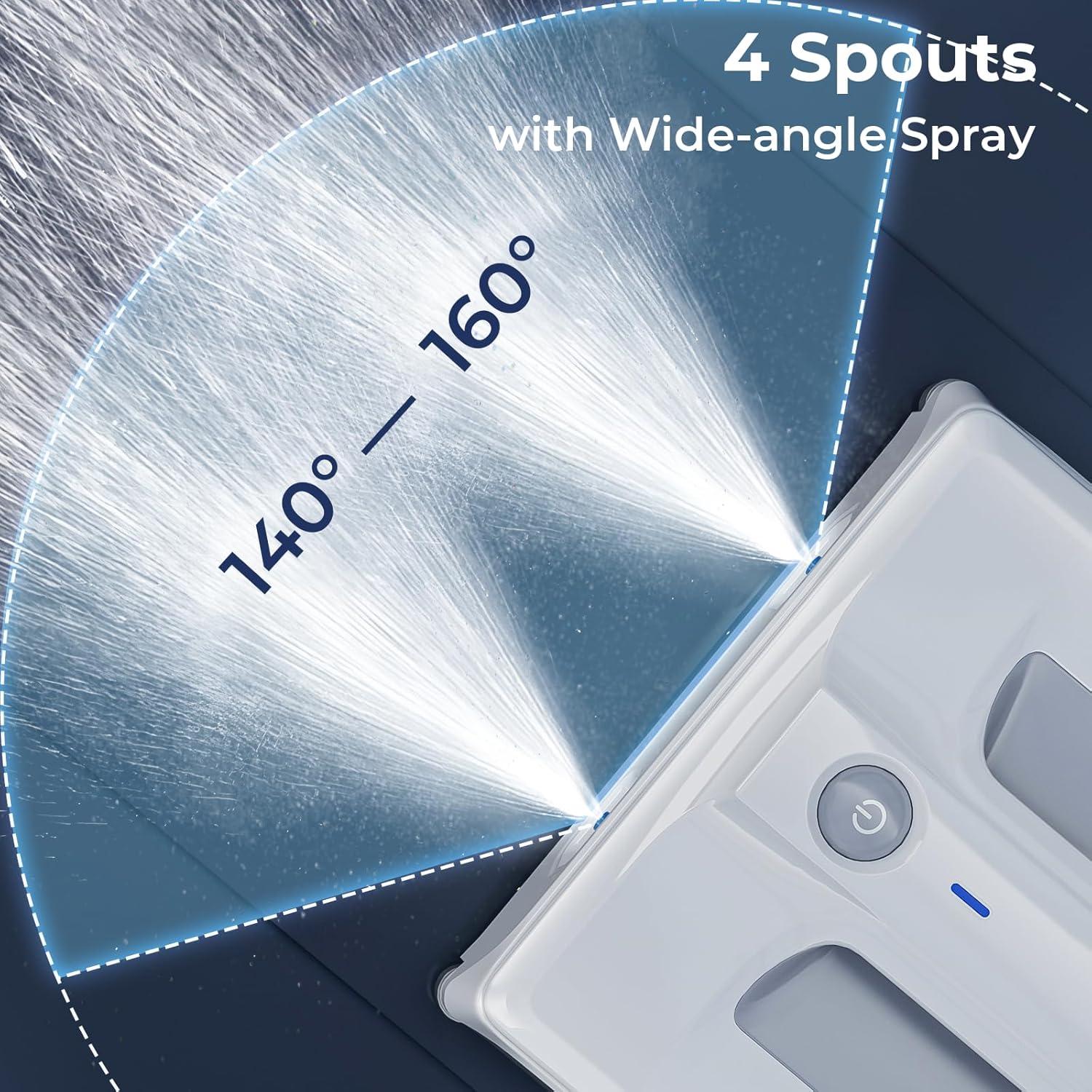 Robot Limpiador de Ventanas HUTT A1, 6000Pa, 150ml, 2024