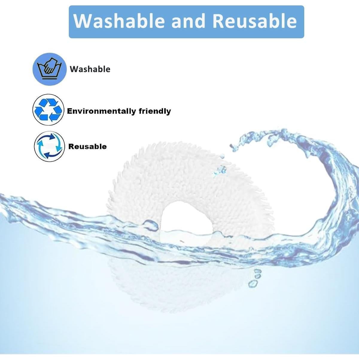 Paquete de 12 almohadillas de mopa Narwal Freo X/Z Ultra