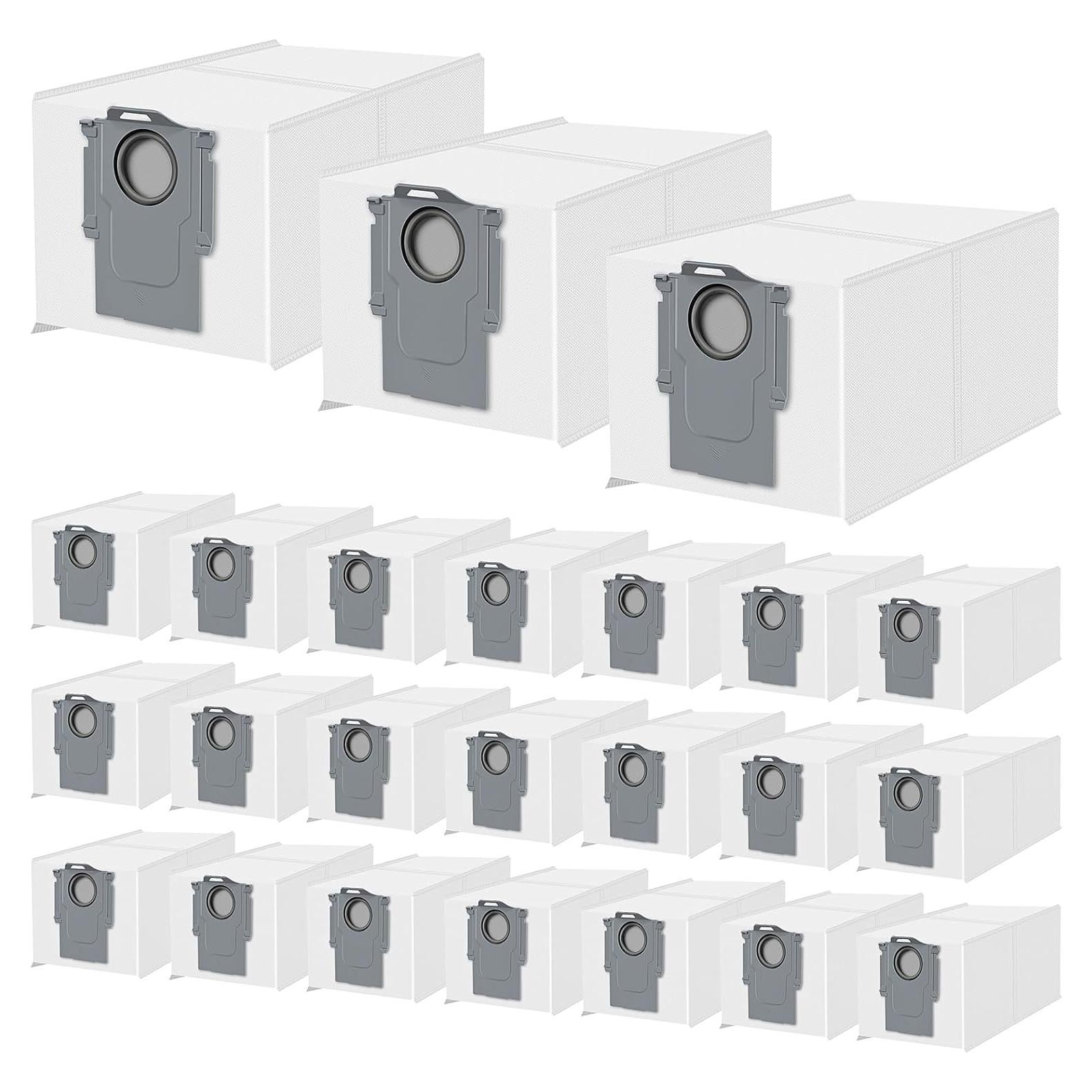 Paquete de 24 bolsas de polvo Qrevo para Roborock 3L