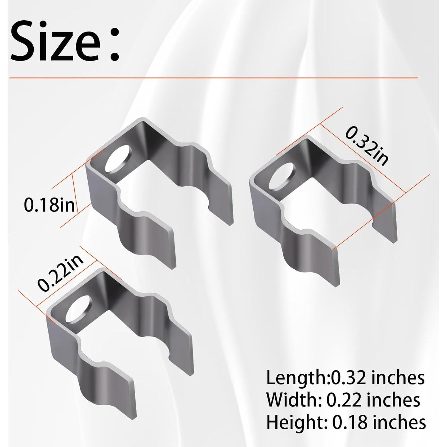 Clip de Montaje de Cepillo Lateral de Aspiradora XTPTFABS - 3 Piezas